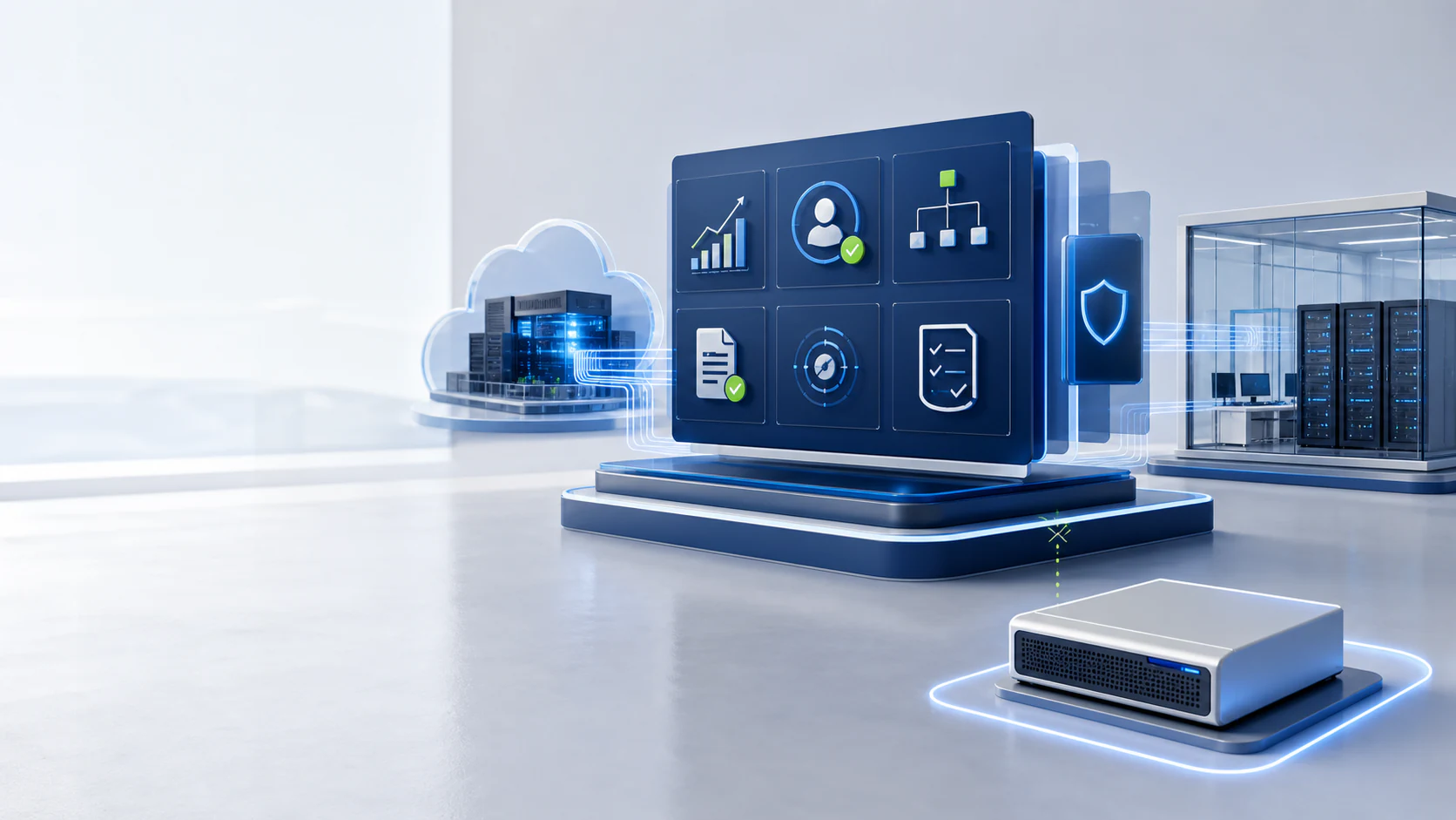 Connected Nxgenit product platform spanning managed cloud, on-premises infrastructure and an isolated appliance